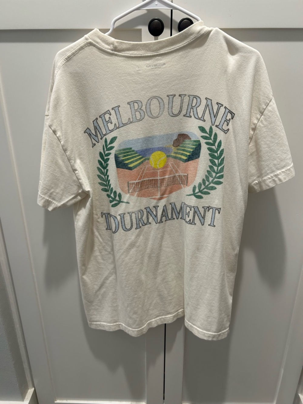 Abercrombie Tennis Graphic Tee size L